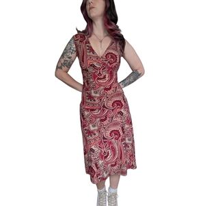Byer Too! Vintage Paisley Midi Dress - Small
